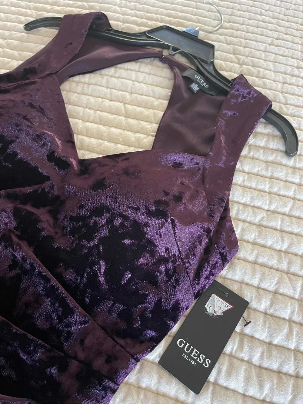 Guess plush velvet